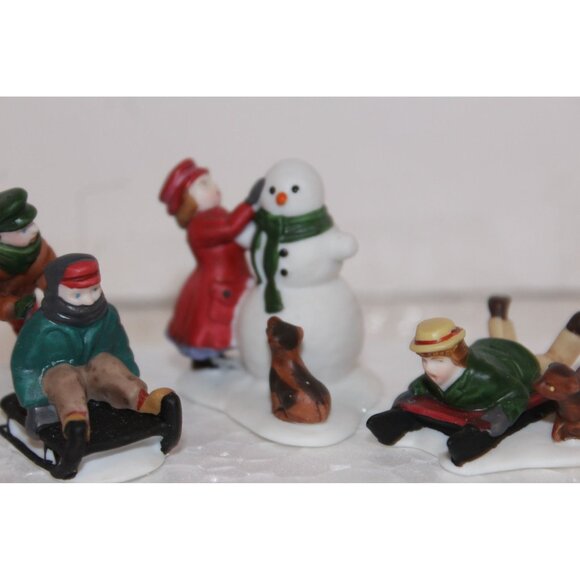 Dept 56 Heritage Village - Snow Children, Set of 3 - Picture 2 of 8
